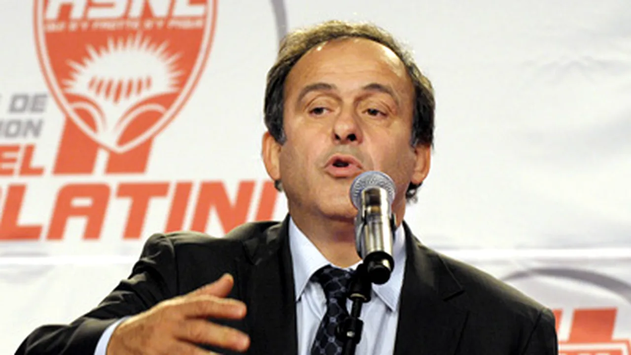 Michel Platini vine în România