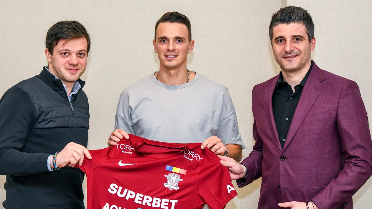 Rapid a transferat un fotbalist din prima ligă maghiară