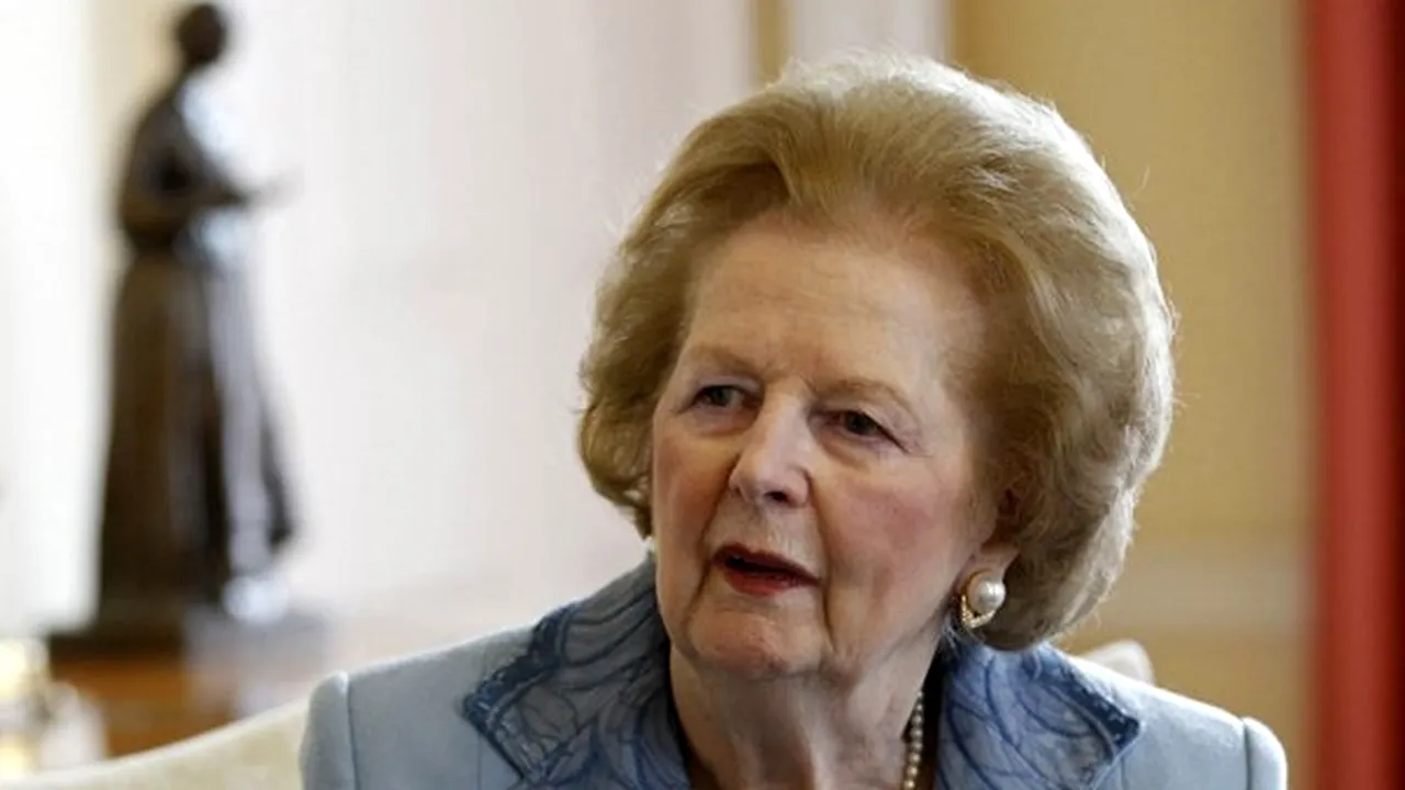 MARGARET THATCHER A MURIT la 87 de ani. 