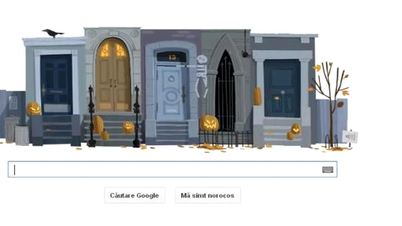 Google sărbătoreşte Halloween. Ce logo a pregătit motorul de căutare