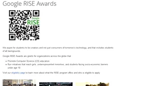 Google a lansat RISE Awards 2015, un program dedicat tinerilor interesaţi de ştiinţele informatice