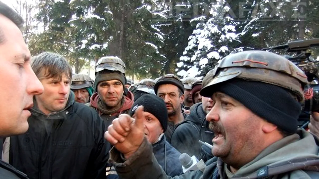 Liderii minerilor din Valea Jiului anunţă, la rândul lor, încheierea conflictului de muncă