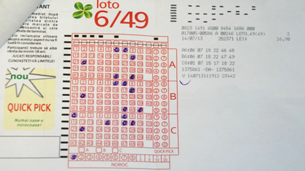 LOTO: Premiul de peste 746.000 de lei la NOROC a fost câştigat