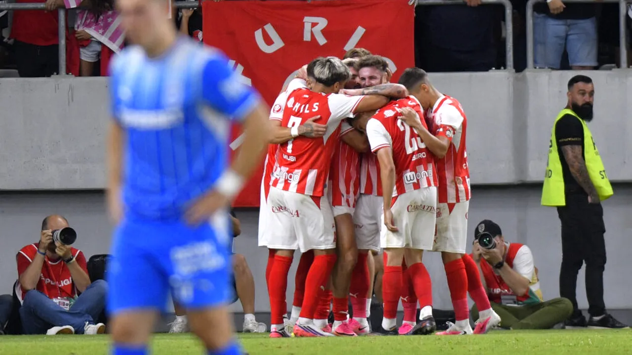 Dinamo a spulberat campioana! „Câinii” au învins Universitatea Craiova cu 5-1, într-un derby cu eliminare și intervenții VAR