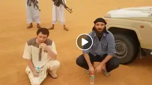 Primele imagini VIDEO cu românul răpit în Libia, în luna iulie. MAE verifică autenticitatea materialului