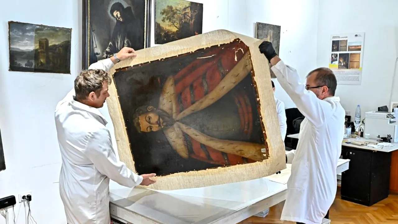 „Beauty lifting” pentru principi. Portretele unui conducător necunoscut și ale altor 10 principi, restaurate la Sibiu