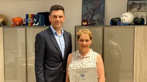 Campioana de la Los Angeles, Ecaterina Szabo, felicitată de ministrul Sportului, de ziua ei