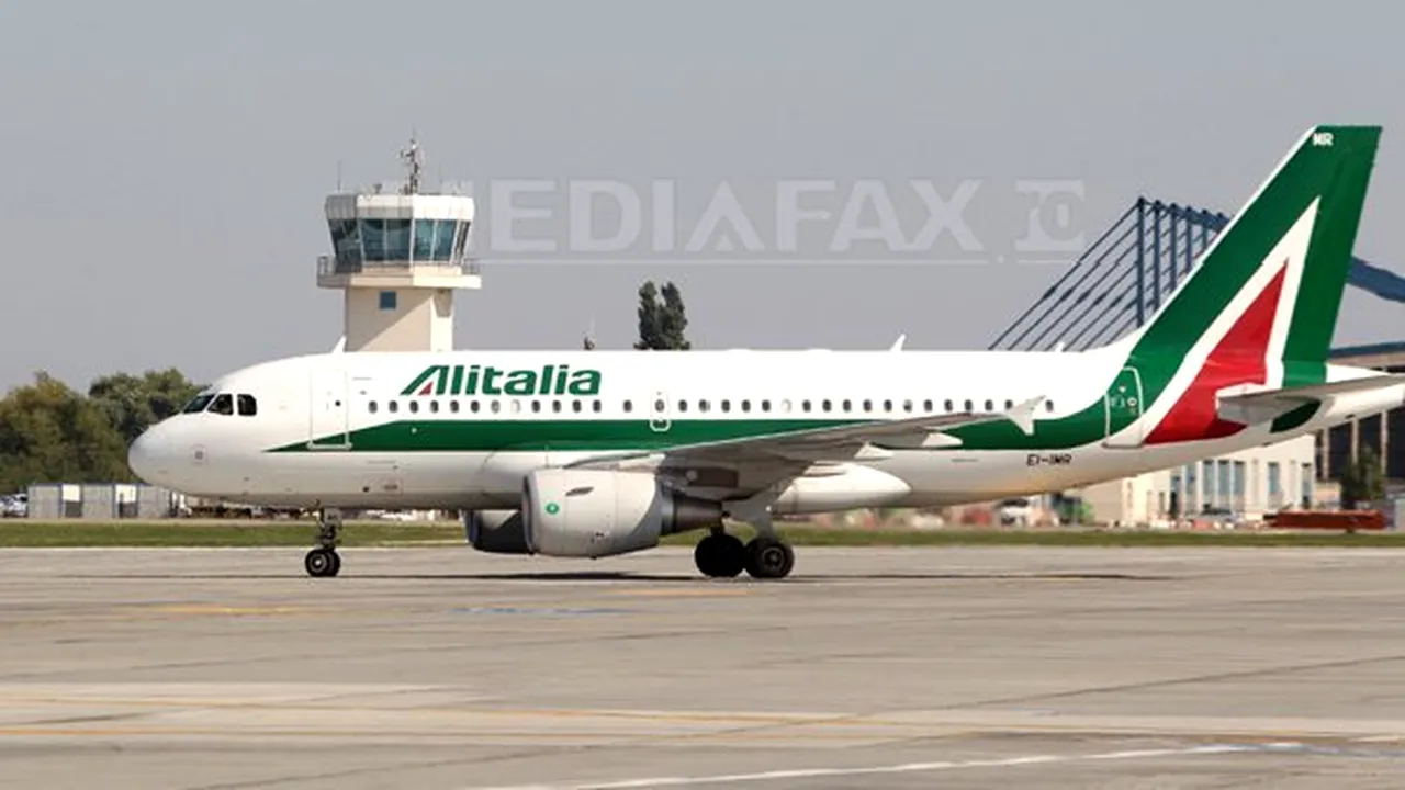 Personalul companiei Alitalia, în grevă ca protest faţă de închirierea serviciilor Blue Air