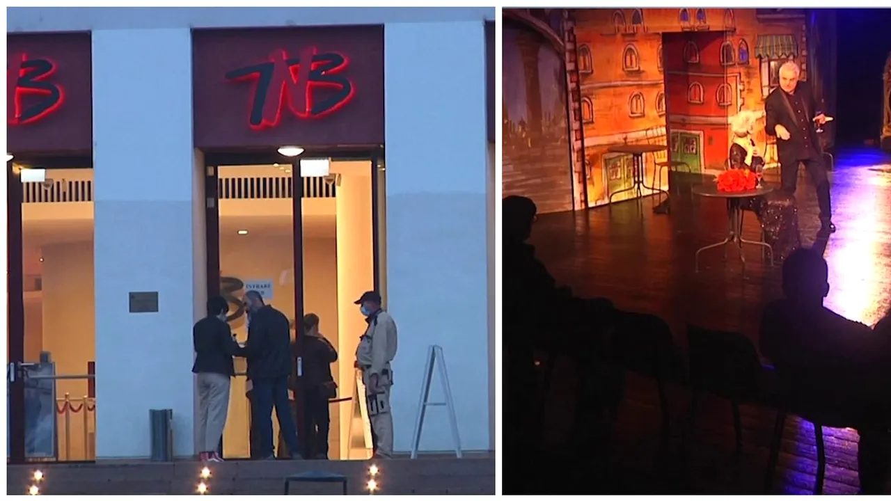 VIDEO Teatrul Naţional s-a redeschis luni după 3 luni de pauză. Spectatorii revin în săli: 