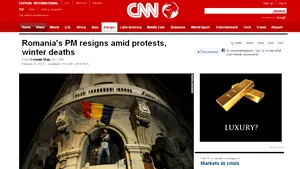 CNN: România este a şasea ţară al cărei premier demisionează pe fondul crizei datoriilor din Europa