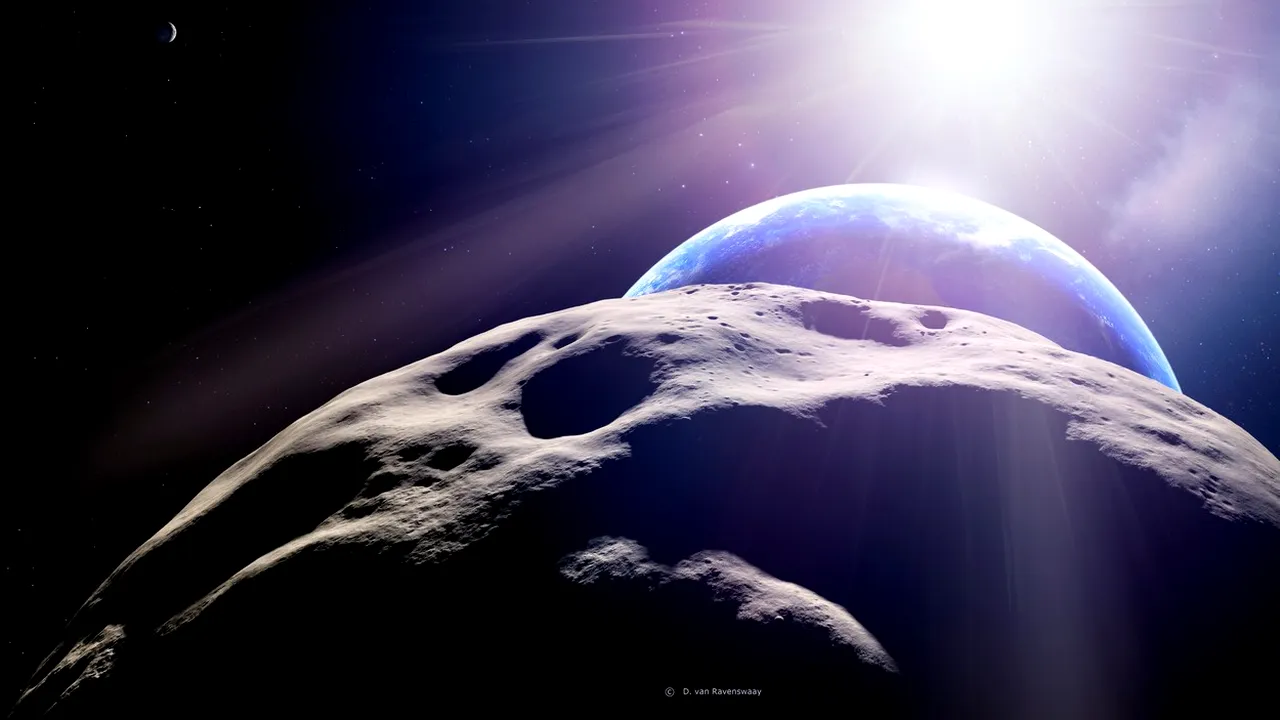 Asteroid considerat o ameninţare pentru Pământ, observat de astronomii români, se apropie în patru zile 