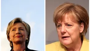 Hillary Clinton a indicat-o pe Angela Merkel drept unul dintre liderii săi favoriţi