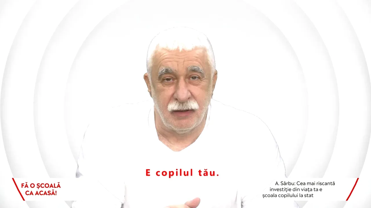Adrian Sârbu: Ce se va alege de copilul tău - suprema ta investiţie - după 12 ani de şcoală la stat în „România Educată” a lui Iohannis? Nu ştii şi te enervezi. Sau ştii şi te enervezi