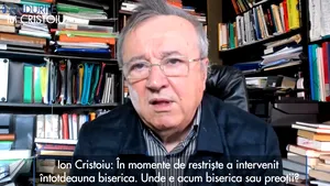 Ion Cristoiu: Marea problemă nu e că murim de virus, ci de restrişte. Unde e acum biserica? Trebuie să fie în prima linie