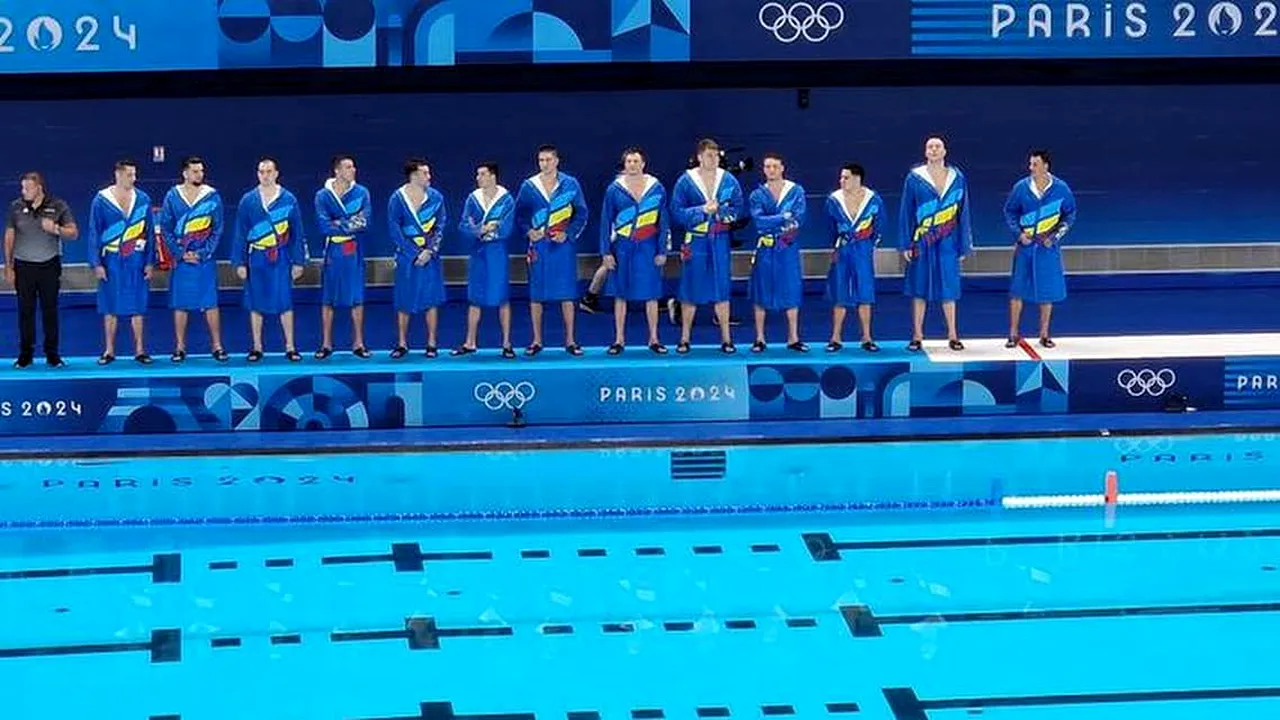 România a fost învinsă de SUA în al doilea meci de la turneul masculin de polo de la Paris 2024