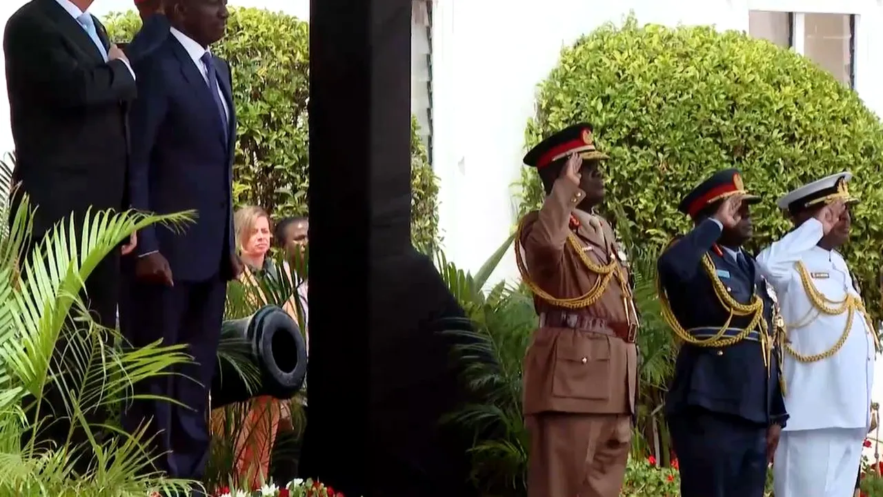 Iohannis, primit de omologul kenyan la State House Nairobi