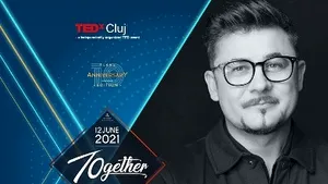 Cristian Oneţiu, prima dată pe scena TEDxCluj, în ediţia aniversară de 10 ani