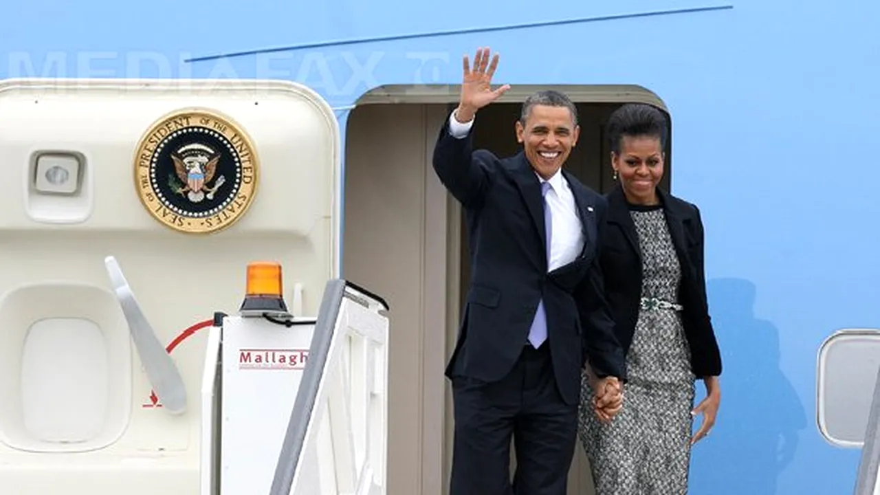 VIZITĂ ISTORICĂ: Barack Obama, pentru prima dată în Israel şi teritoriile palestiniene. Avionul prezidenţial Air Force One a aterizat la Tel-Aviv 