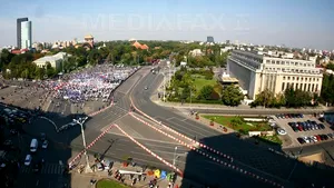 Şoseaua Kiseleff din Bucureşti, blocată pentru mitingul sindicatelor de miercuri