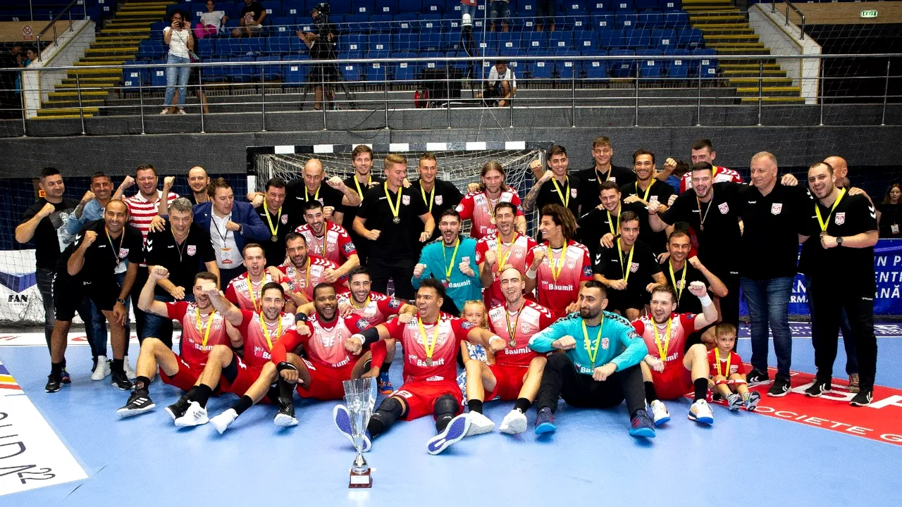Dinamo Bucureşti victorie de prestigiu în Germania, cu THW Kiel, în Liga Campionilor