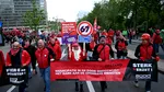 Mii de belgieni au ieșit în stradă la Bruxelles pentru a se opune reformelor