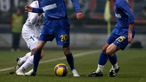 Steaua a câştigat restanţa cu Gloria Bistriţa
