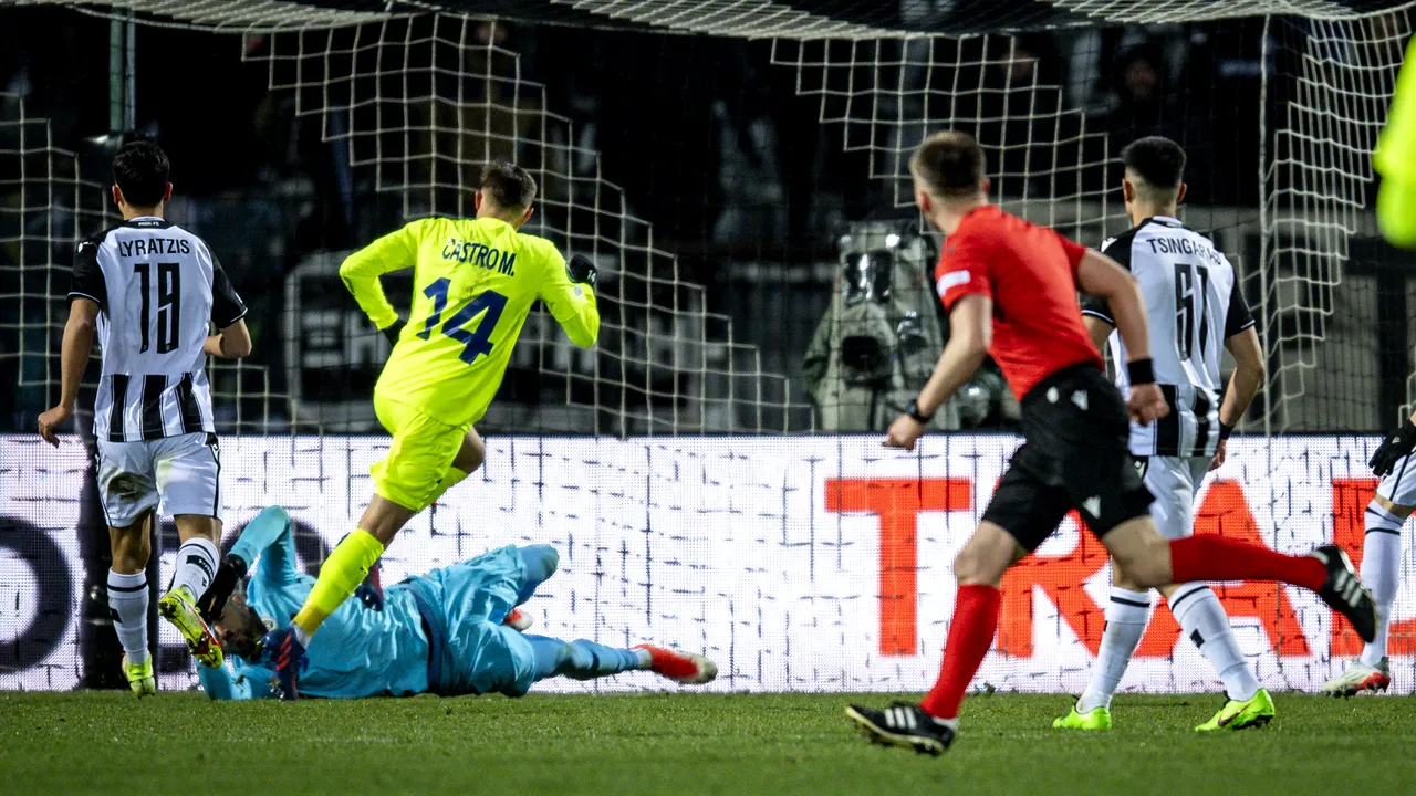 PAOK a câştigat meciul tur al optimilor de finală din Europa Conference League cu Gent