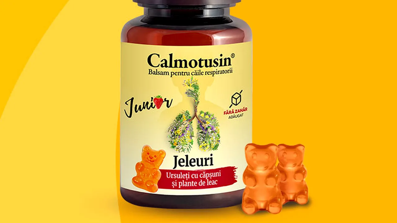 Calmotusin junior ursuleţi cu căpşuni jeleuri – creat pe gustul copiilor! (P)