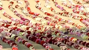 Record Guinness: Cea mai lungă ghirlandă florală din lume, creată la New York - VIDEO