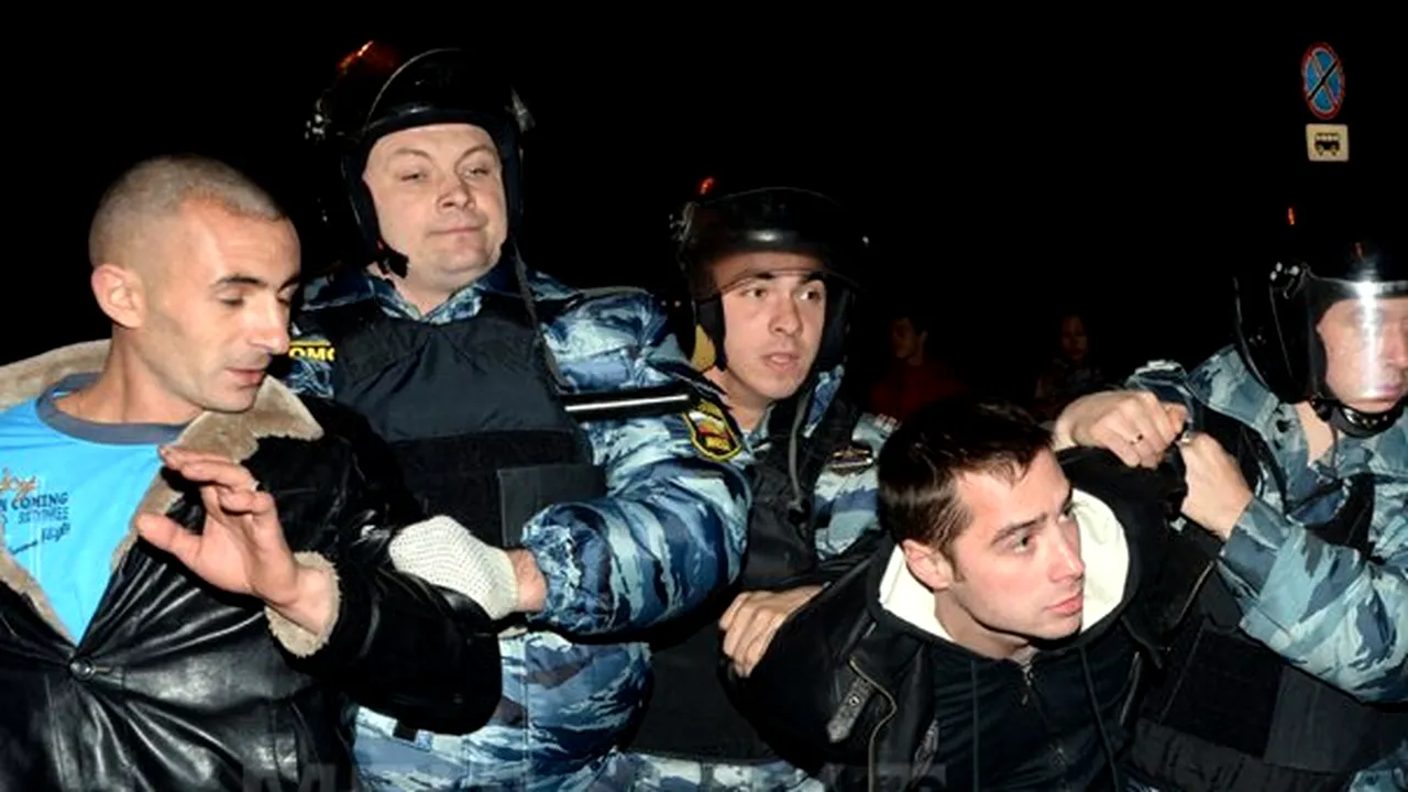 Rusia: Aproximativ 1.200 de persoane, reţinute într-o razie împotriva imigranţilor la Moscova