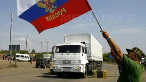 Al doilea convoi umanitar rusesc a livrat ajutoare în estul Ucrainei