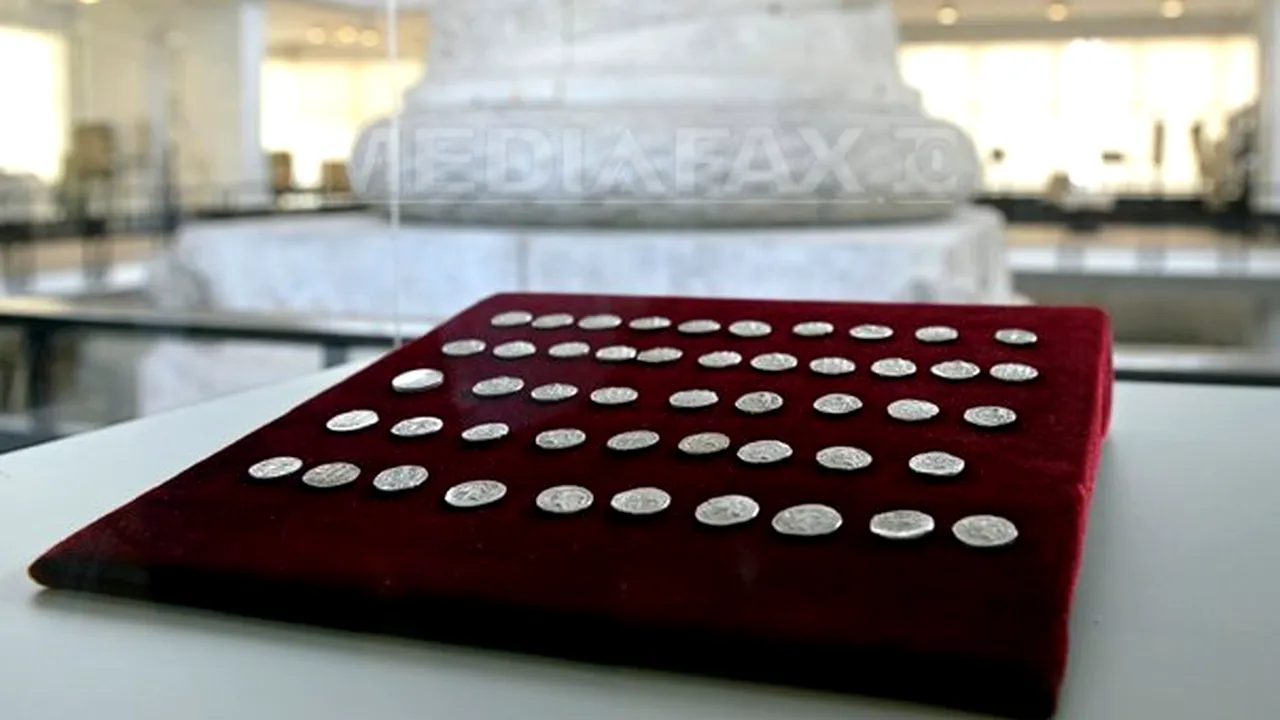 Monedele dacice furate de la Sarmizegetusa şi recuperate din SUA, expuse în premieră la Muzeul de Istorie a României
