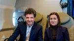 Nicușor Dan, alături de Maia Sandu în drum spre reuniunea Comunității Politice Europene de la Erevan