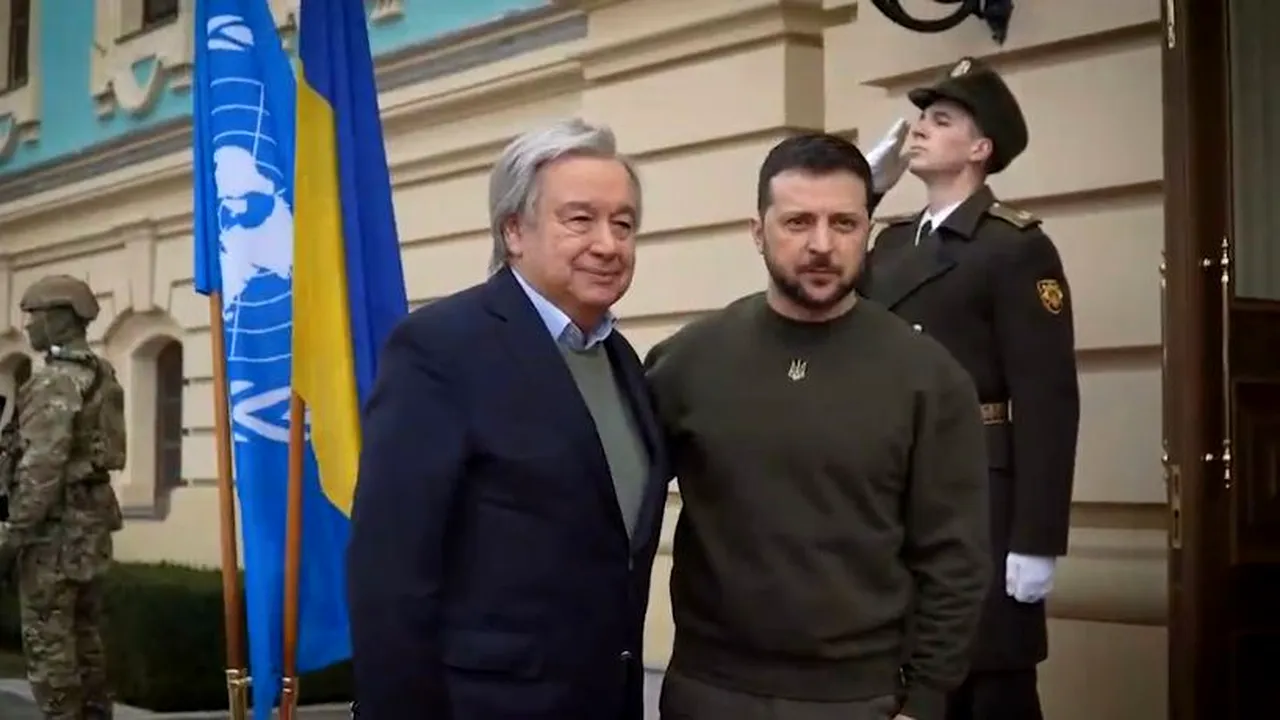 Zelenski şi Guterres evidenţiază importanţa menţinerii Acordului privind cerealele