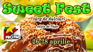 Sweet Fest, între 26 şi 28 aprilie, la Bucureşti