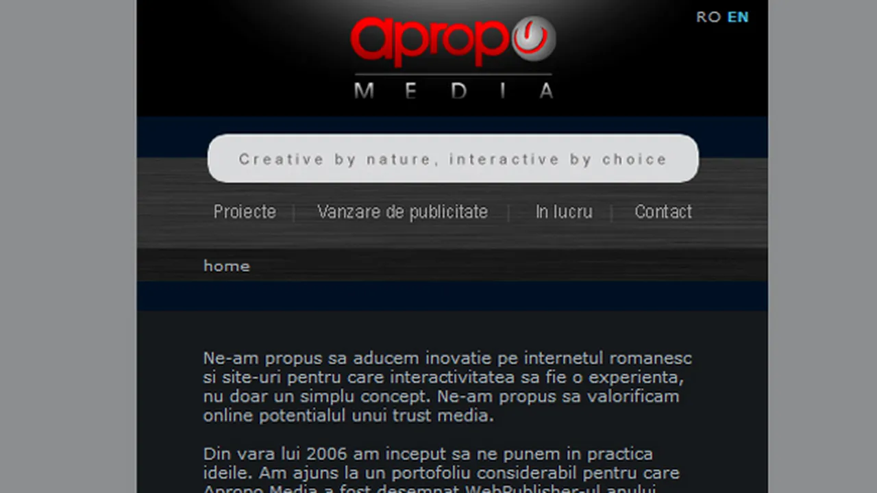 Apropo Media a înregistrat peste 4,3 milioane de unici în octombrie