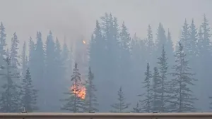 Flăcări scăpate de sub control în celebrul Parc Naţional Jasper: 25.000 de oameni evacuaţi