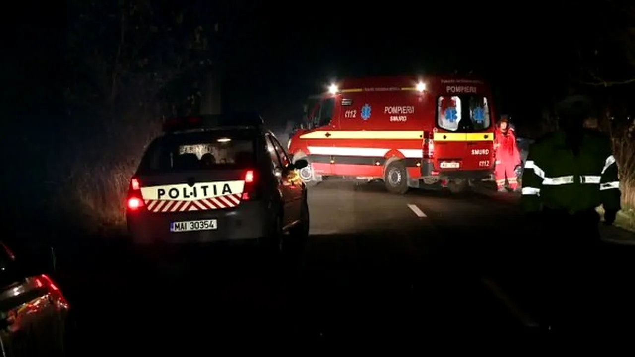 Traficul spre staţiunea Straja, oprit: Un şofer a pierdut controlul volanului din cauza drumului alunecos şi a tamponat patru maşini 
