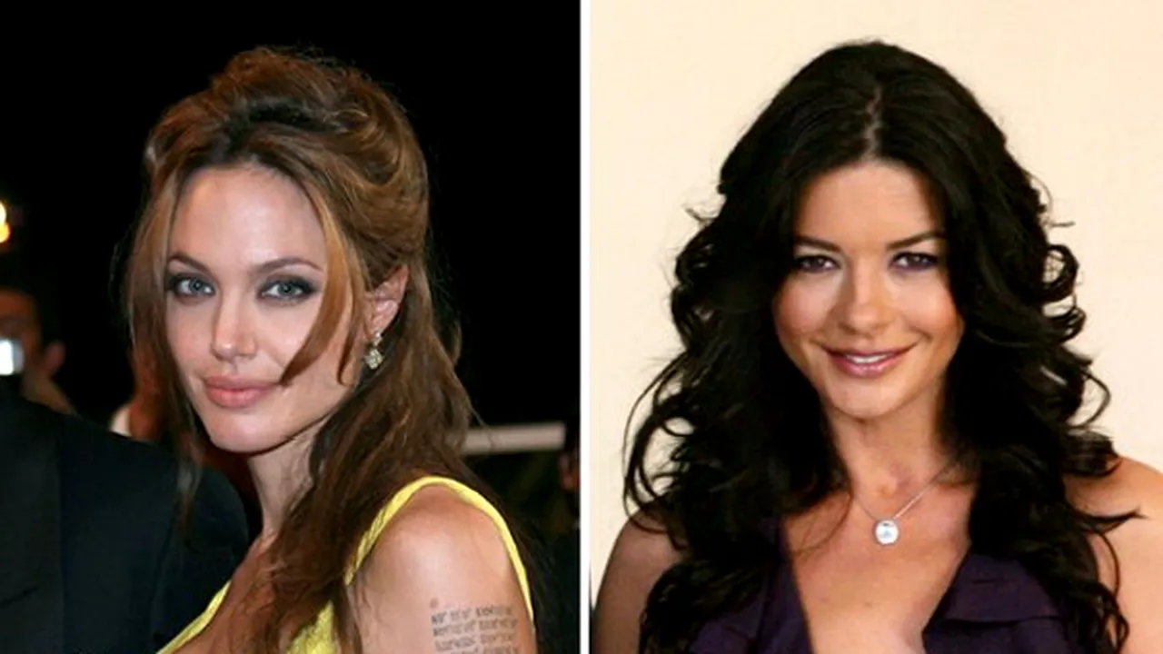 Angelina Jolie şi Catherine Zeta-Jones concurează pentru a o interpreta pe Elizabeth Taylor