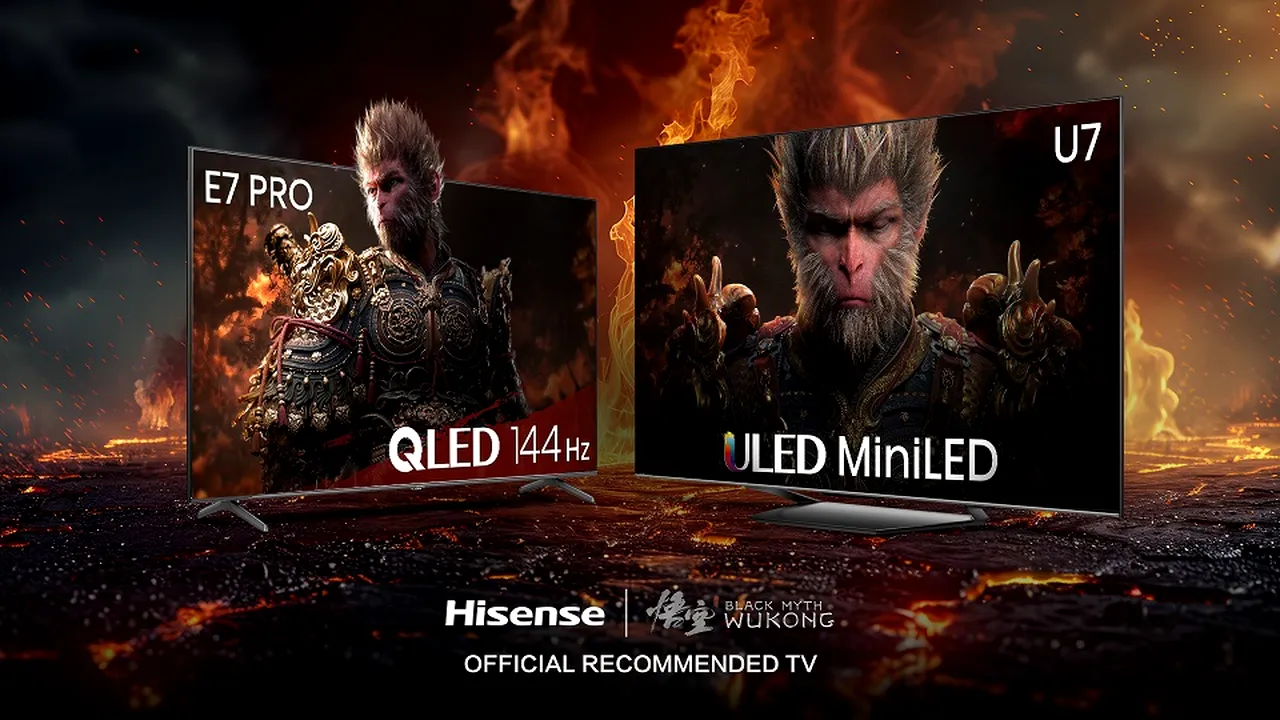 Hisense, partener Black Myth: Wukong îmbunătăţeşte experienţa de gaming cu o nouă funcţie
