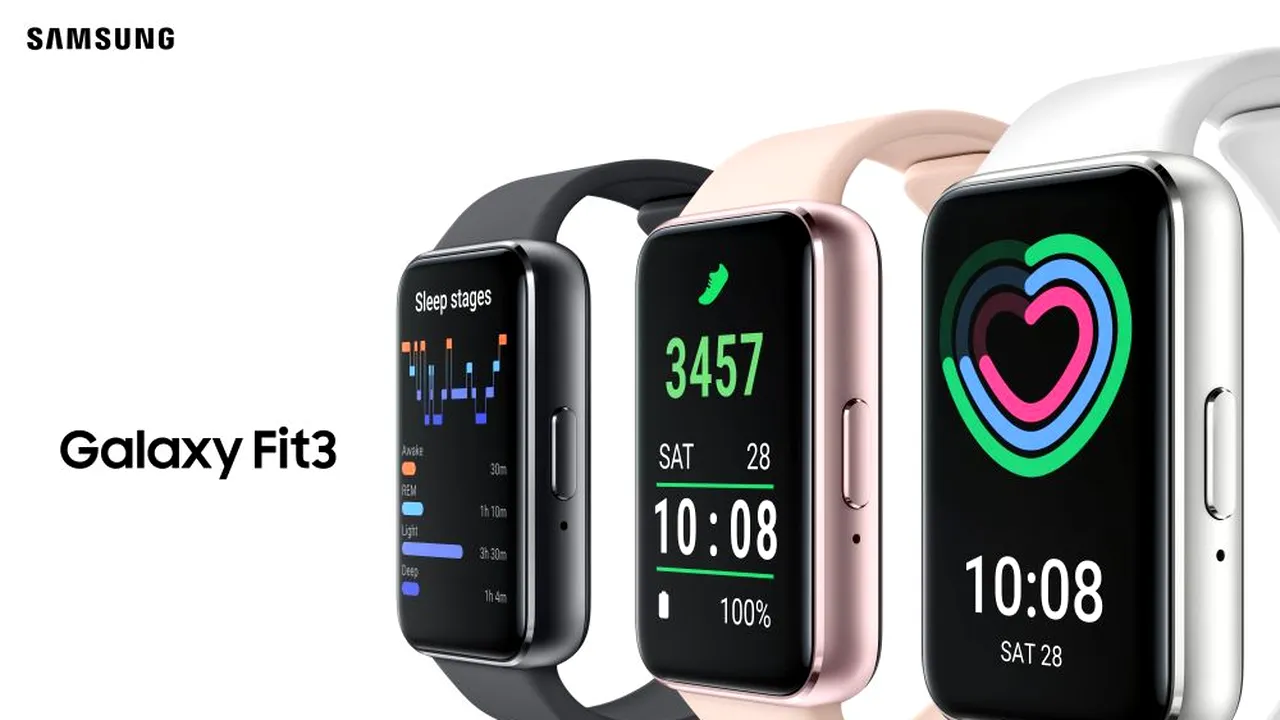 Samsung lansează noul Galaxy Fit3 pentru fanii Galaxy aflaţi permanent în mişcare