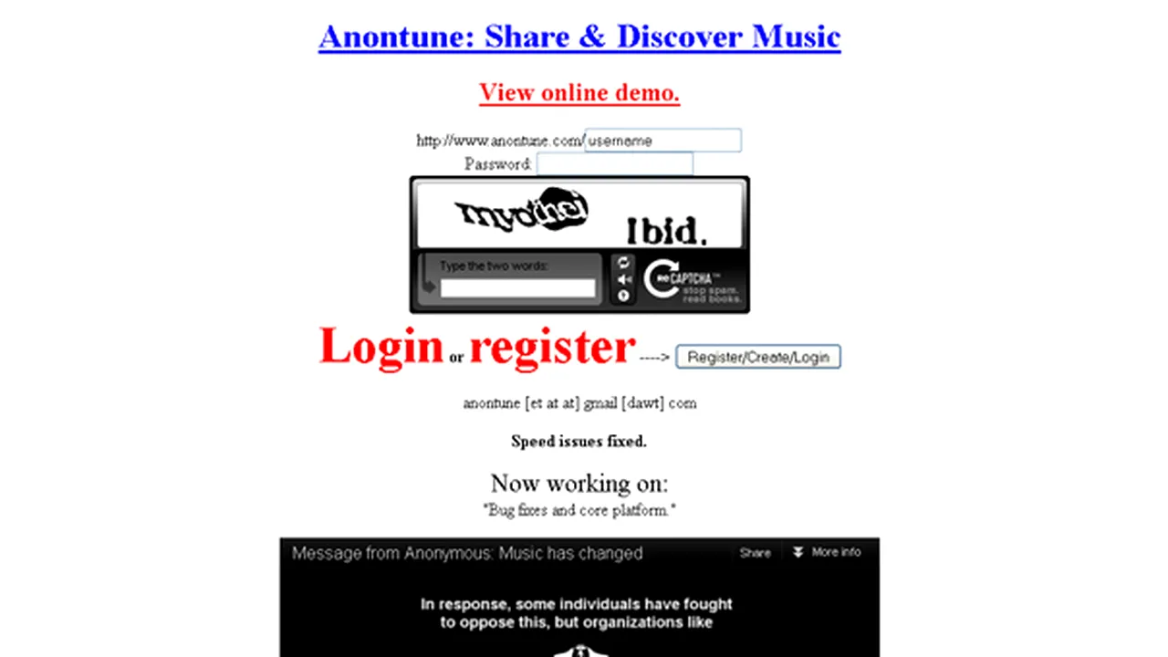 Anonymous şi-a lansat propria platformă muzicală şi de socializare online