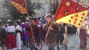 Cavaleri, domniţe, menestreli şi scutieri, în parada de deschidere a Festivalului de la Sighişoara - FOTO
