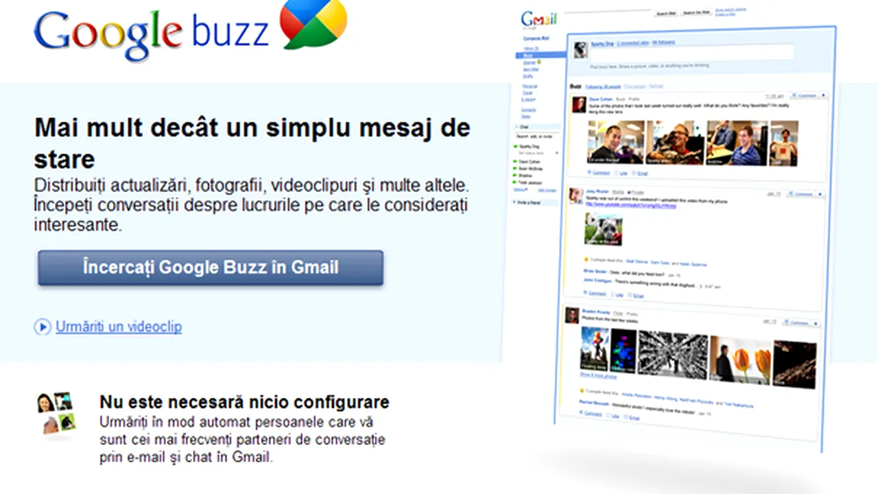 Google a intrat pe piaţa platformelor sociale prin lansarea Google Buzz