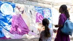 „Alăptarea este un dar pe viață” – pictura murală care înfrumusețează intrarea în Maternitatea Polizu
