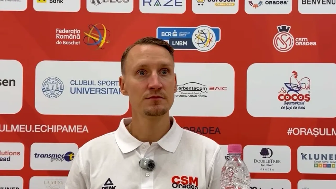 Antrenorul vicecampioanei CSM Oradea, despre rezultatele negative din startul sezonului de baschet: „Ne-a lipsit calitatea”