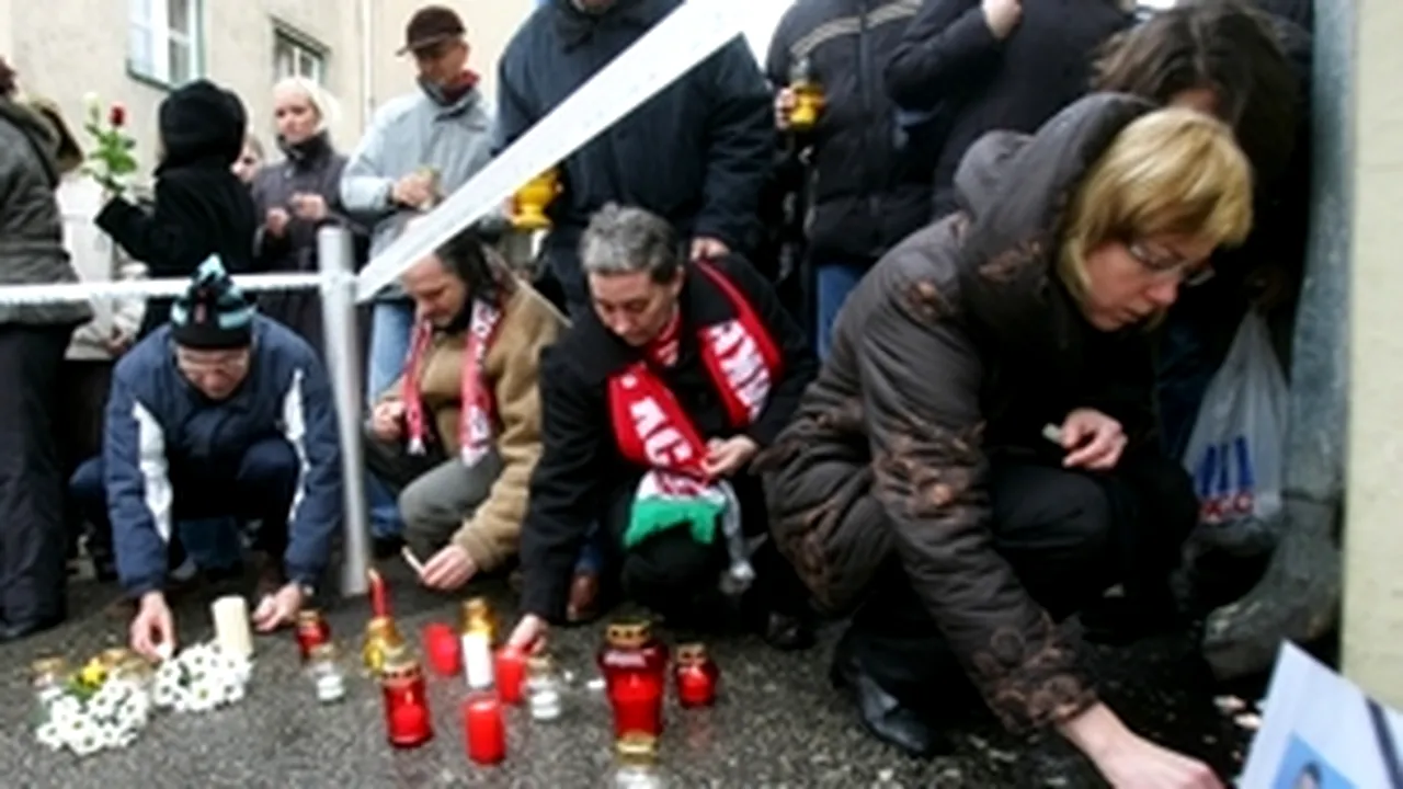 People Pay Tribute To Romanian Player Killed In Veszprem