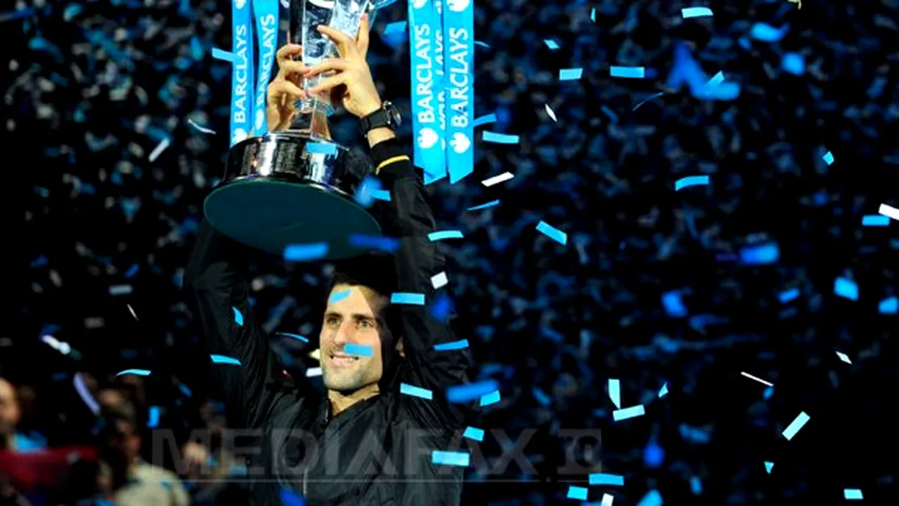 Novak Djokovici a câştigat Turneul Campionilor - VIDEO