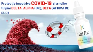 Spray-ul nazal TAFFIX protejează împotriva variantelor Delta, Alpha şi Beta ale Sars-CoV-2