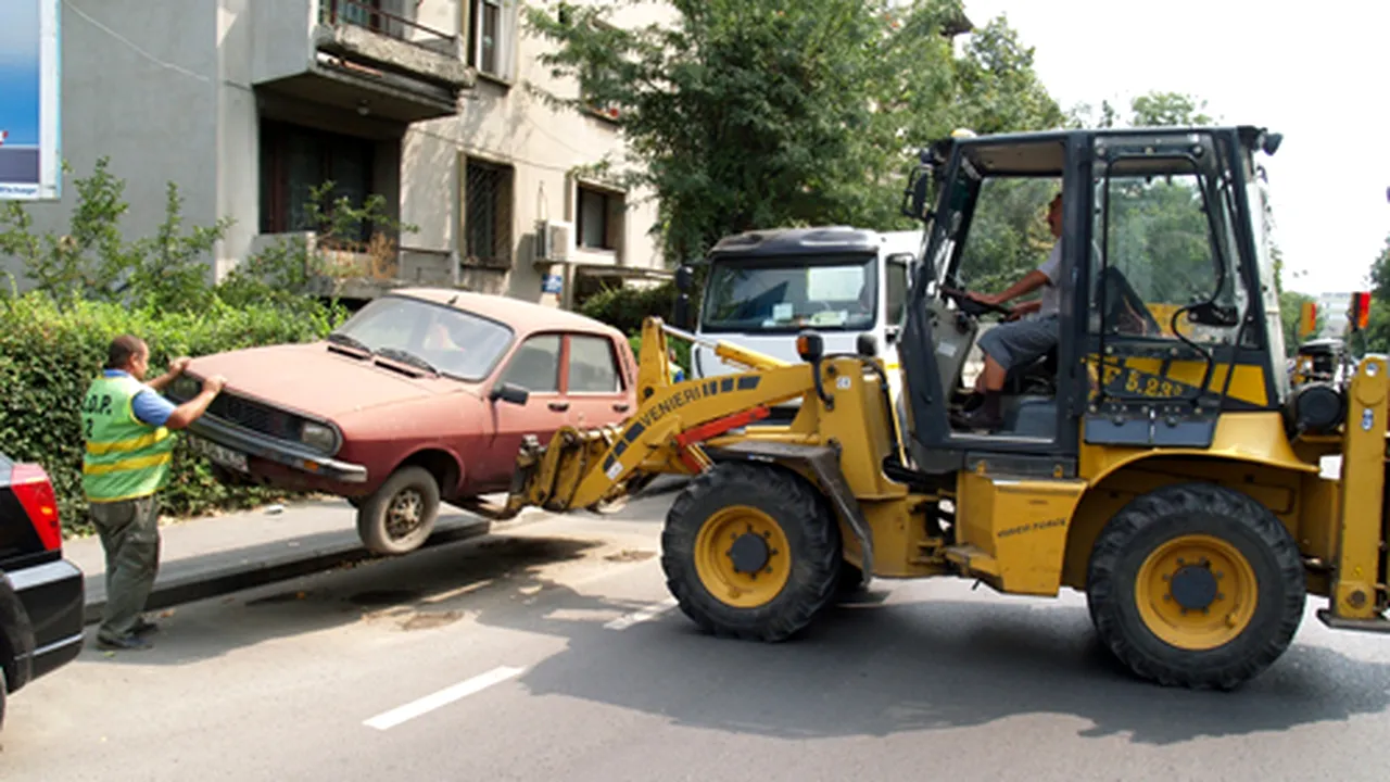 Primăria unui sector scoate la LICITAŢIE maşinile ridicate, nerevendicate şi în stare bună. 